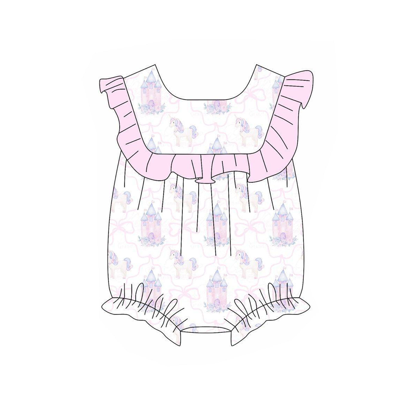 Enchanting Pink Unicorn Castle Ensemble for Girls
