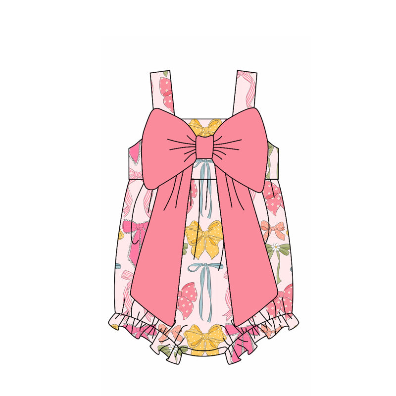 Princess Baby Girls Summer Dresses with Colorful Bow Straps Cute And Stylish Girls Clothing for Warm Weather
