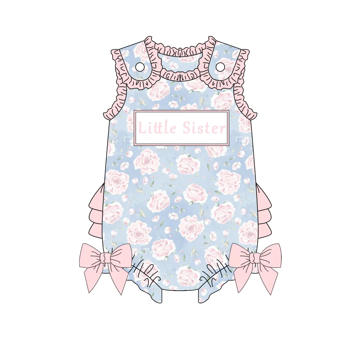 Big Sister Floral Tunic Polka Dot Shorts for Girls, Clothing
