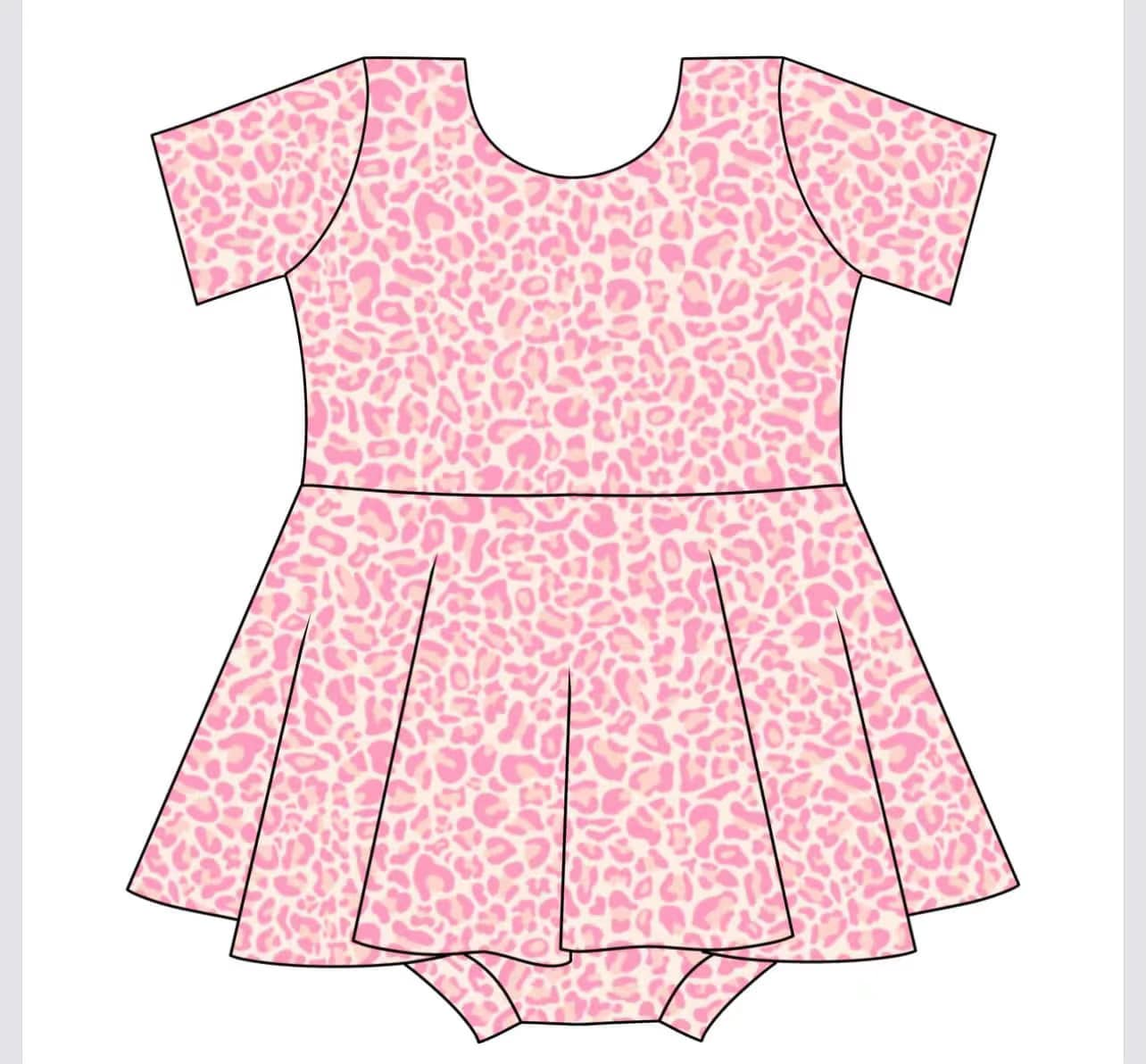 8.27  Pre order Baby Girls Summer Romper Short Sleeves Hot Dog Skirt Cute Infant Outfit for Little Girls