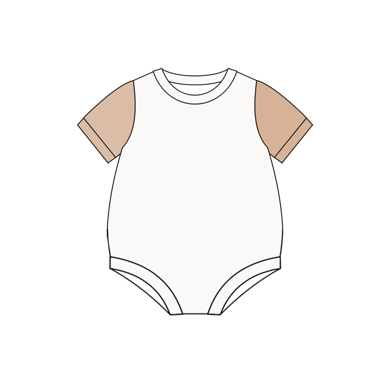 5.19   Pre order Baby Infant Kids Peach Sleeves Rompers Soft Cotton Rompers for Newborns Comfortable Breathable Baby Rompers for Spring/Autumn