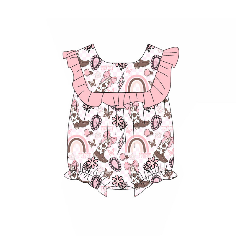 4.11 Pre order baby girl clothes Short Sleeve shorts sets dress romper
