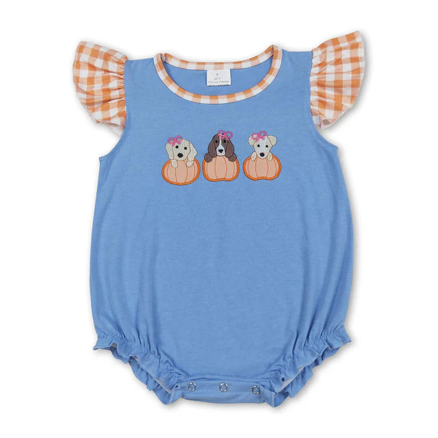 USA Warehouse (IN STOCK) Baby Boys Sleeveless and flutter sleeves Embroidery Rompers