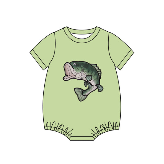 10.30 SR3446 Pre Order No moq Baby Boys Fishing Hunting Rompers