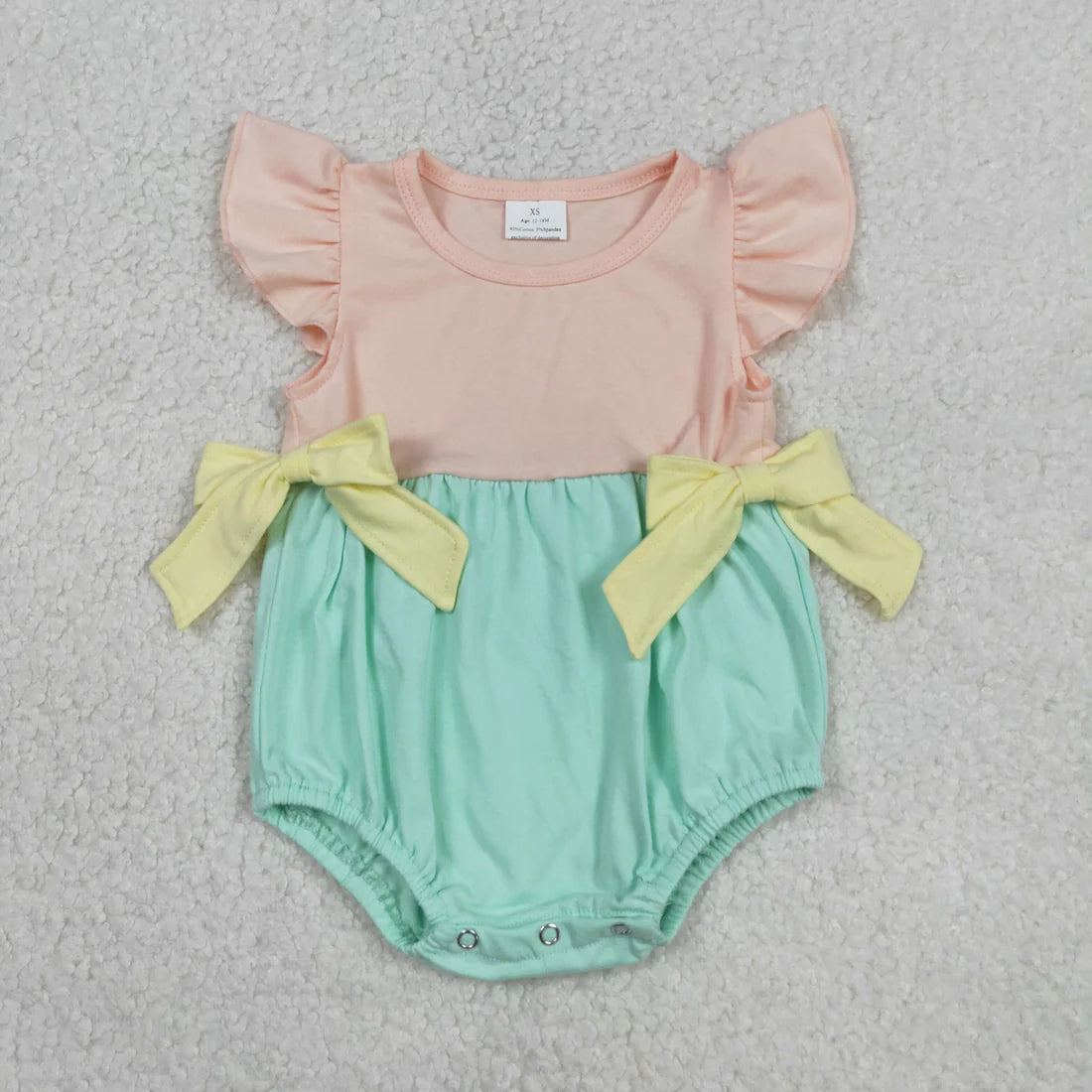 3.18 RTS Sibling Baby Boys Girls Summer Fashion Rompers