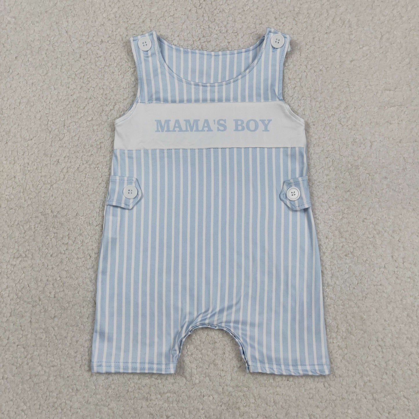 RTS Sibling Short sleeves mama's boy top stripe shorts kids outfits and romper