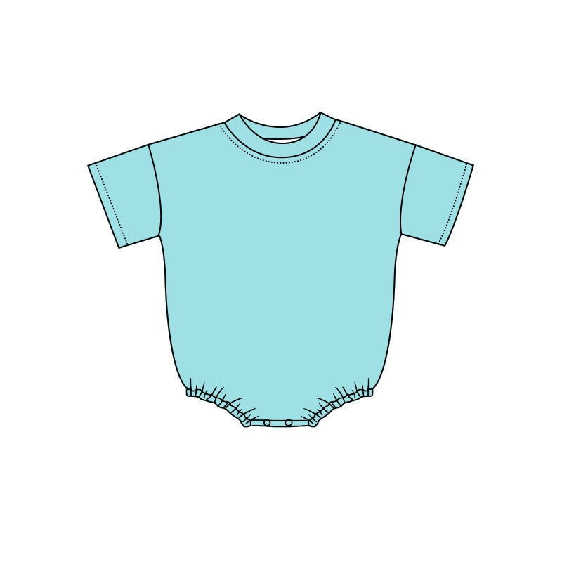 4.29 Pre Order No moq Summer Baby Kids Short Sleeve Solid Color Rompers