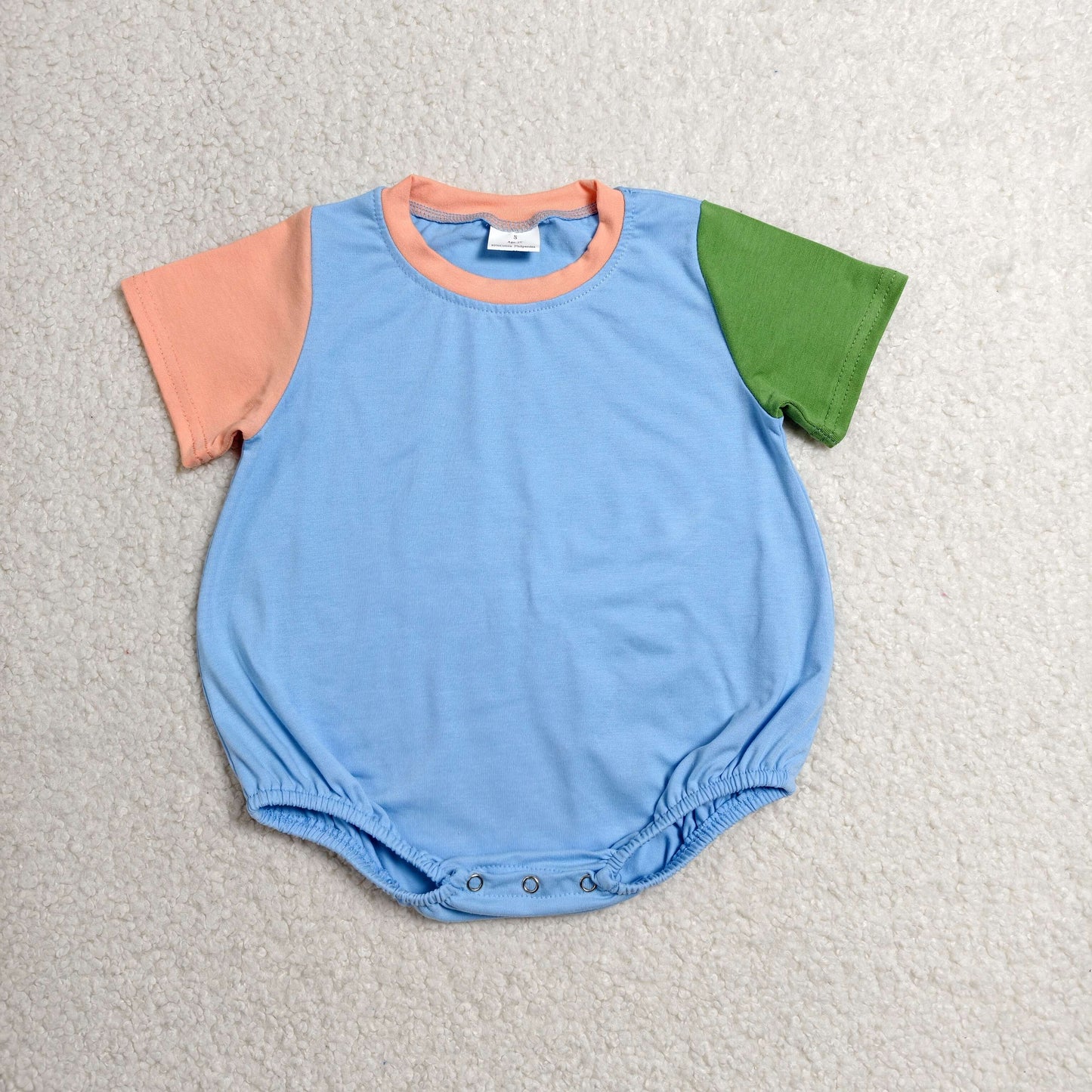 RTS Sibling short sleeves cotton baby boy summer romper