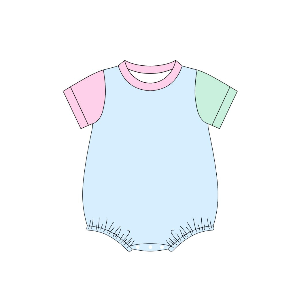 5.9 Pre Order No moq Baby Boys Daily Wear Short Sleeve Summer Rompers