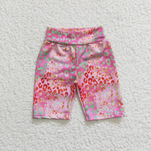 11.11 RTS Sibling Baby Kids Girls Biking Butterfly Leopard Summer Shorts