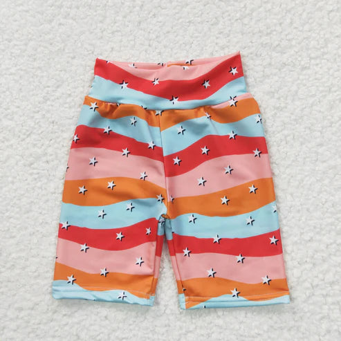 11.11 RTS Sibling Baby Kids Girls Biking Butterfly Leopard Summer Shorts