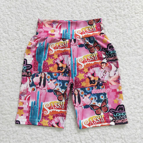 11.11 RTS Sibling Baby Kids Girls Biking Butterfly Leopard Summer Shorts