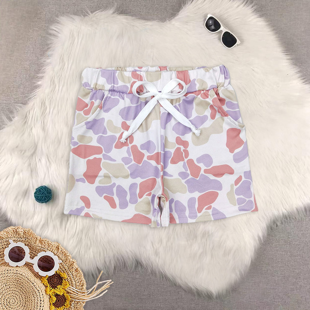 8.19 RTS Sibling Baby Boys Summer Shorts Camo pocket kids boy summer shorts