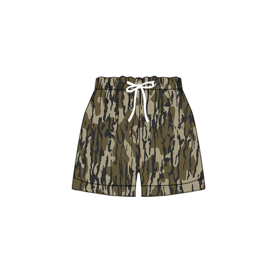 10.22 SS0201 Pre order No Moq Baby Boys Olive Camo Shorts Bottoms