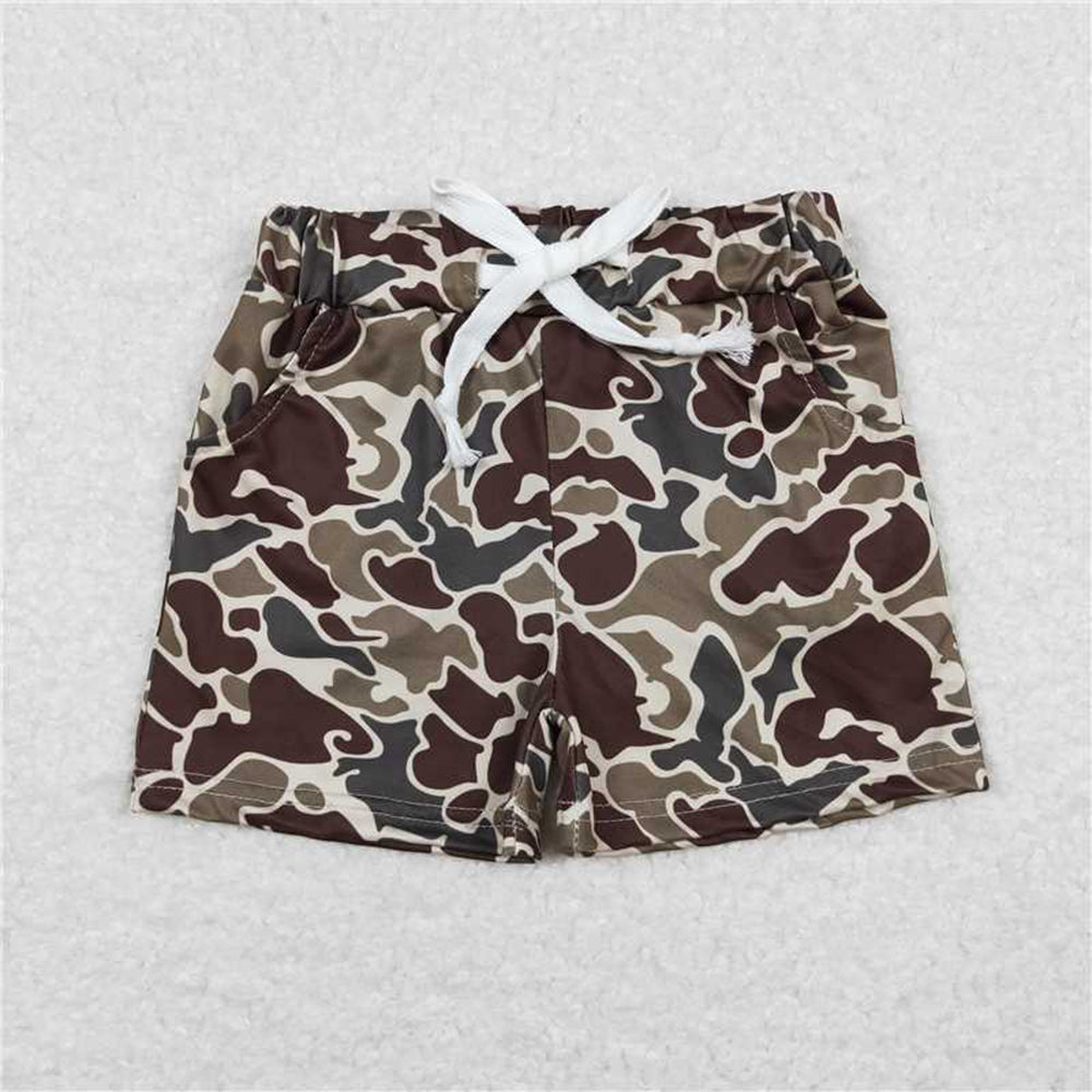 USA Shop (in stock)SS0202 8-9 Days By Air Arrived it Camo pockets kids boy summer shorts