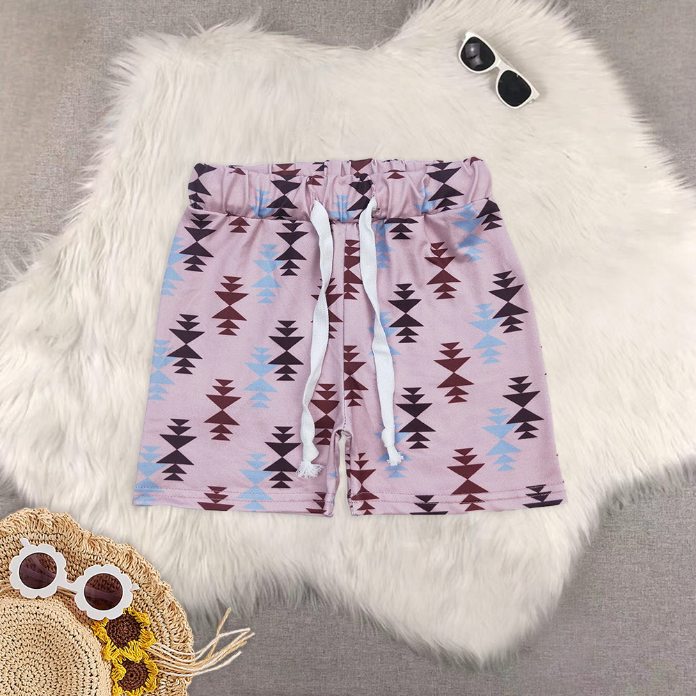 8.19 RTS Sibling Baby Boys Summer Shorts Khaki aztec baby boys summer shorts