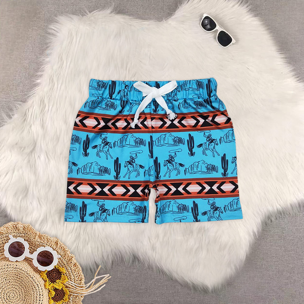 8.19 RTS Sibling Baby Boys Summer Shorts Black plaid pockets kids boys summer shorts