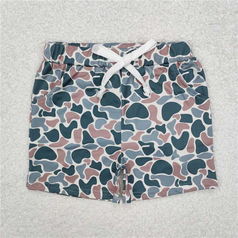 6.07   Camouflage Baby Kids Hunting Shorts with Pockets Boys Girls Camo Utility Clothing for Little Shooters