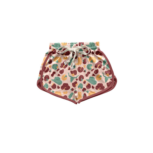 Baby Girls Red Camouflage Summer Shorts Bottoms Preorder SS0399