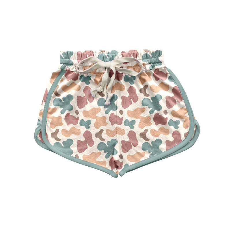 Adult Women Green Camouflage Summer Shorts Preorder SS0400
