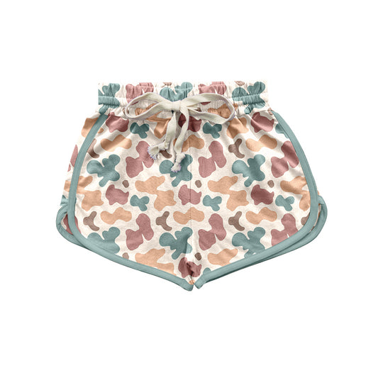 Adult Women Green Camouflage Summer Shorts Preorder SS0400