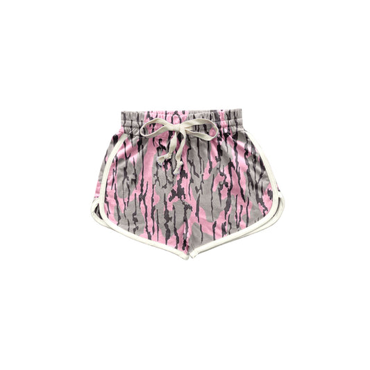 SS0402 Baby Girls Pink Bottomland Camouflage Summer Shorts Bottoms Preorder