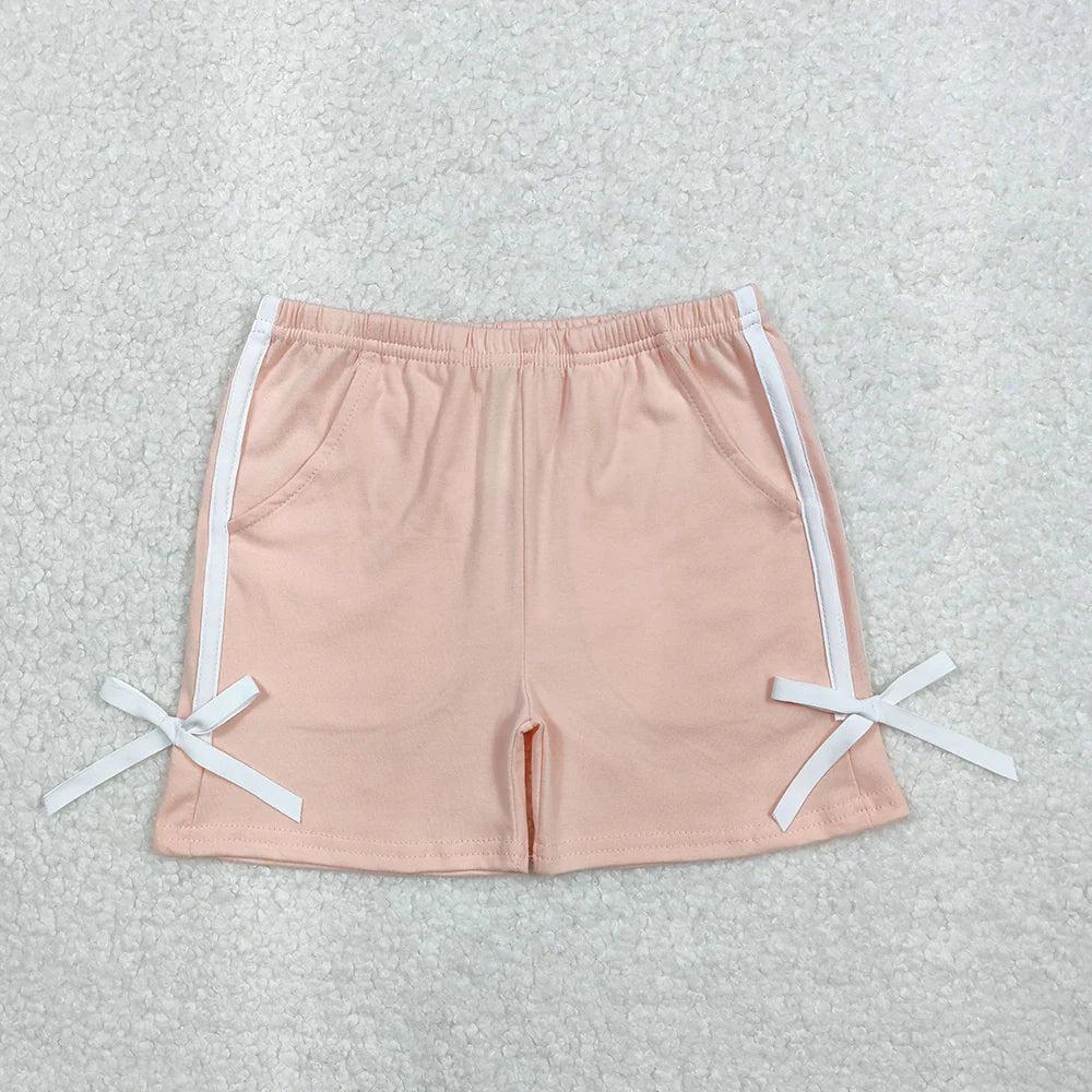 11.14 RST Sibling Baby Girls Cotton Bows Sports Shorts Bottoms