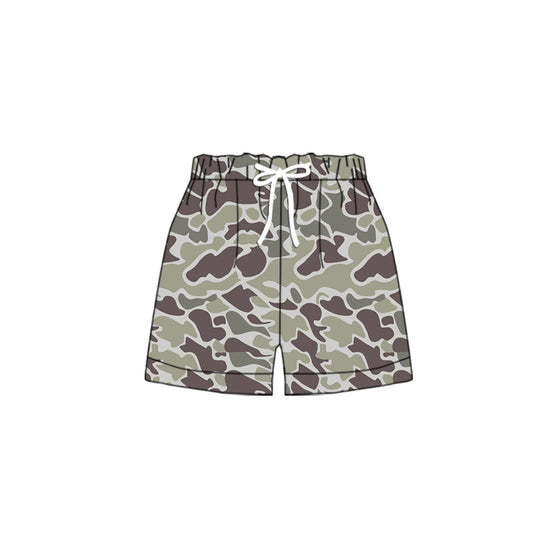 10.22 SS0454 Pre order No Moq Baby Boys Khaki Camo Shorts Bottoms
