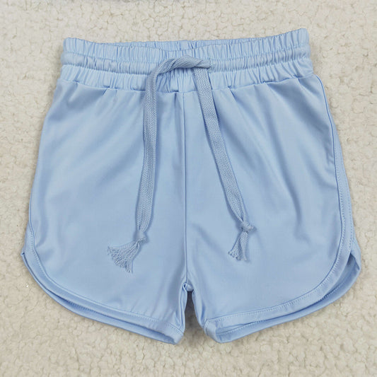 7.23  SS0505RTS NO MOQ Baby Girls Summer Yoga Shorts Baby Girls Lavender Belt Yoga Shorts Bottoms