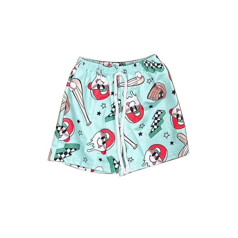 Pre order Kids Boys Summer Shorts Red Blue Trucks Printed Casual Loose Fit Comfortable Fabric for Active Boys
