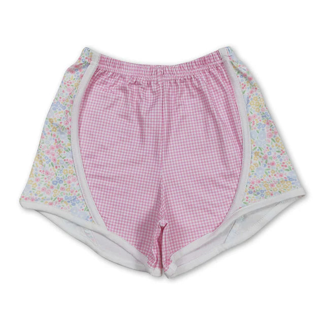 RTS Sibling Baby Girls Floral Camo Summer Shorts Bottoms