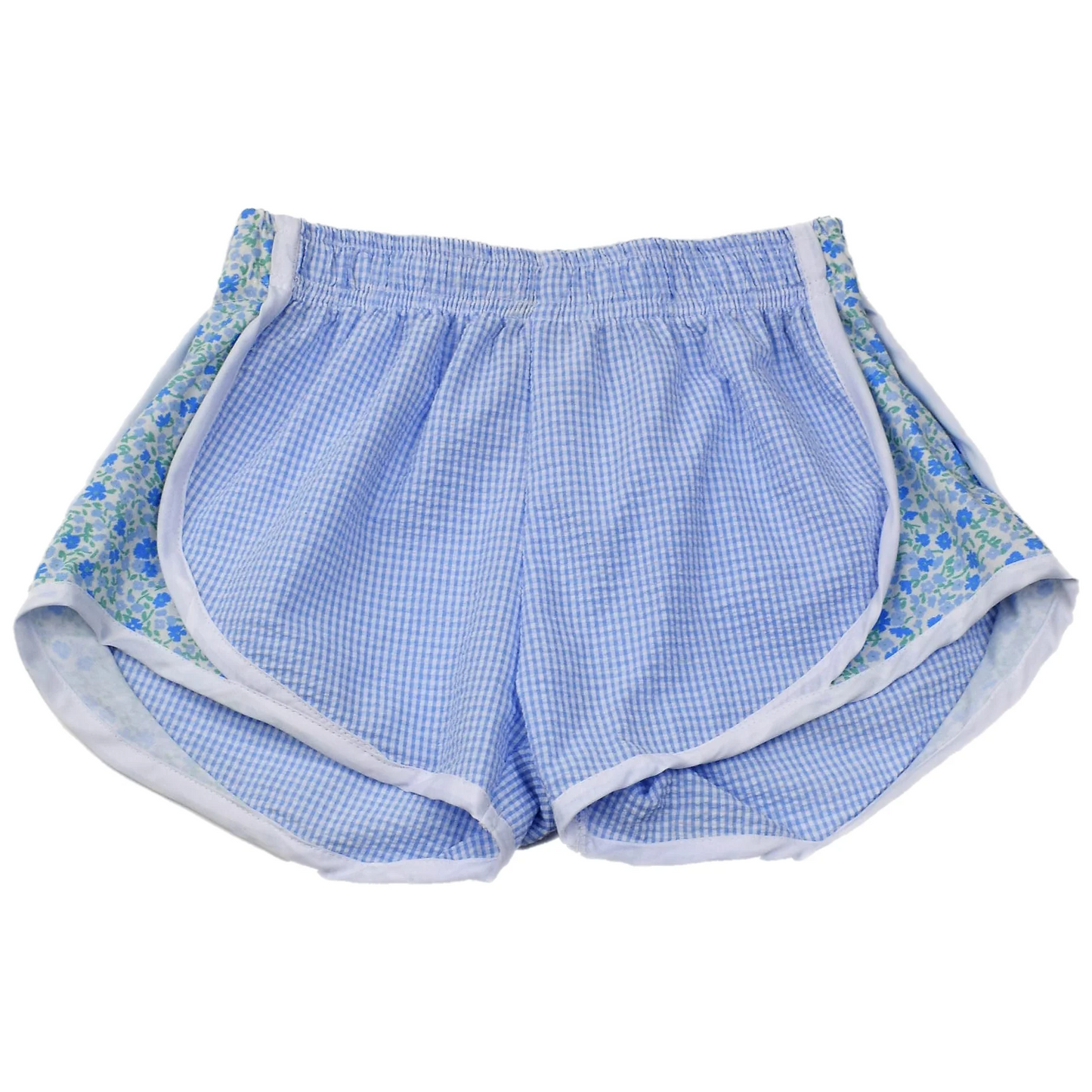5.19   Pre order Light Blue Floral Baby Girls Summer Shorts for Toddlers Kids' Summer Clothing Floral Print Girls' Shorts Light Blue Baby Girls' Summer Outfit