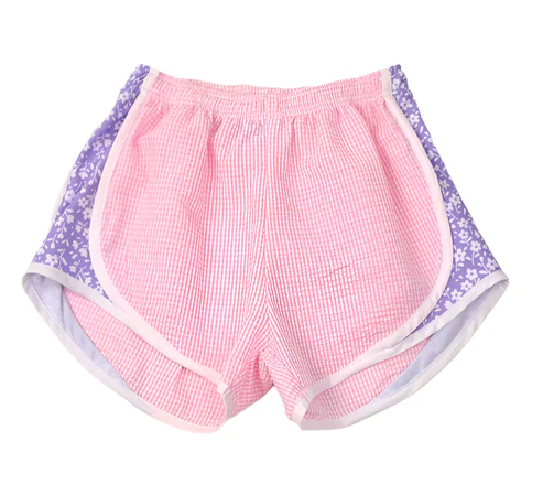 5.19   Pre order Light Blue Floral Baby Girls Summer Shorts for Toddlers Kids' Summer Clothing Floral Print Girls' Shorts Light Blue Baby Girls' Summer Outfit