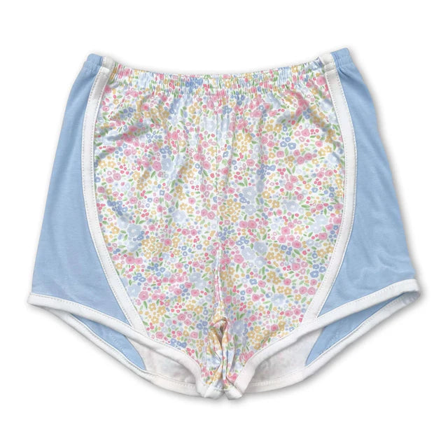 RTS Sibling Baby Girls Floral Camo Summer Shorts Bottoms