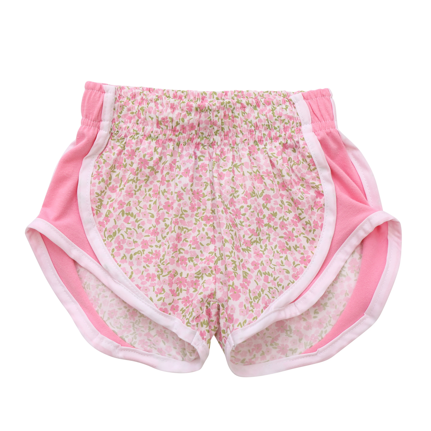 5.19   Pre order Light Blue Floral Baby Girls Summer Shorts for Toddlers Kids' Summer Clothing Floral Print Girls' Shorts Light Blue Baby Girls' Summer Outfit