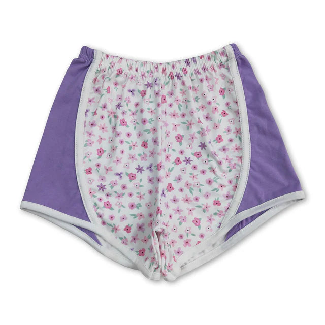 RTS Sibling Baby Girls Floral Camo Summer Shorts Bottoms