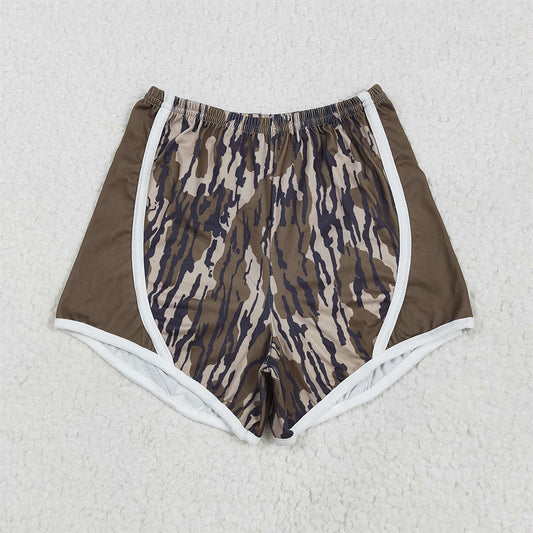 7.15 SS0528RTS NO MOQ Baby Girls Shorts Baby Girls Olive Bottomland Camo Shorts Bottoms