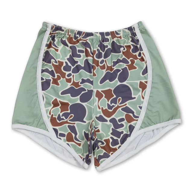 RTS Sibling Baby Girls Floral Camo Summer Shorts Bottoms