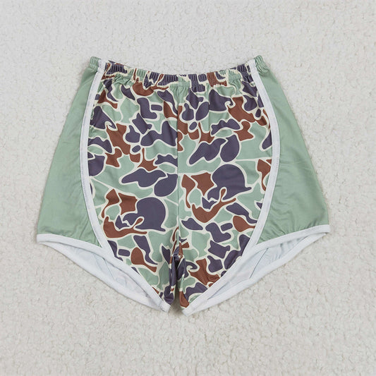 7.15 SS0529RTS NO MOQ Baby Girls Shorts Baby Girls Green Camo Shorts Bottoms