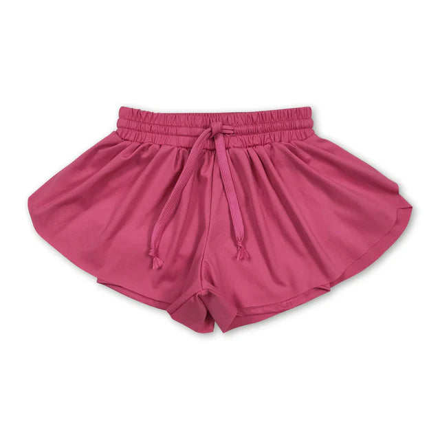RTS Sibling kids girls activewear summer yoga shorts