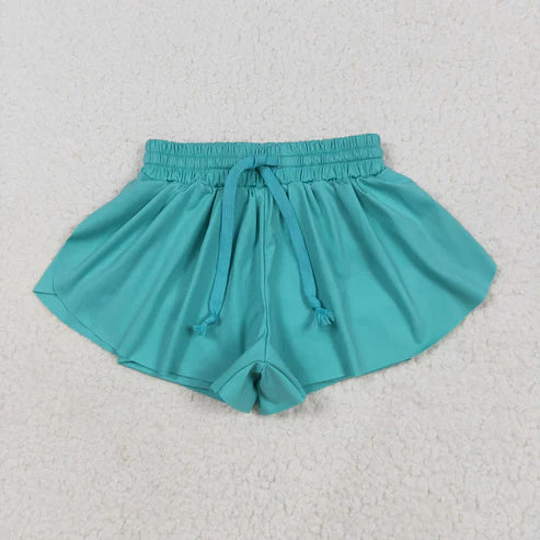 10.11 RTS Sibling Baby Girls Colorful Skort Yoga Shorts Bottoms