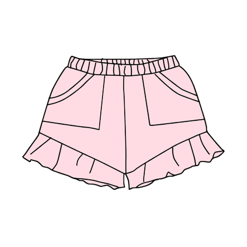 8.26  Pre order baby girls clothes cotton colorful summer shorts