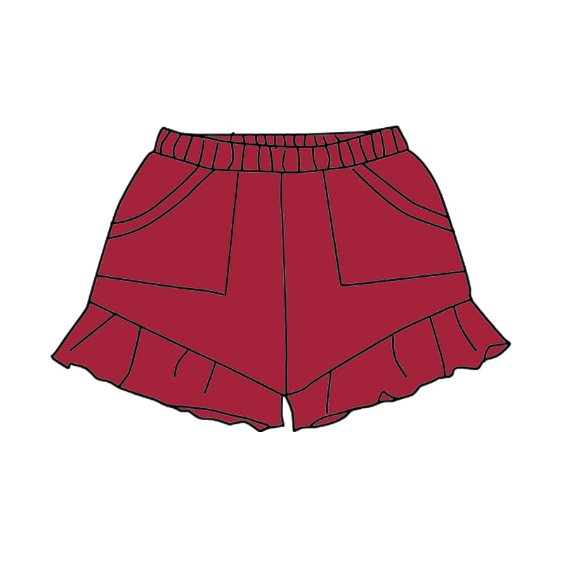 8.26 Pre order baby girl clothes cotton black summer shorts