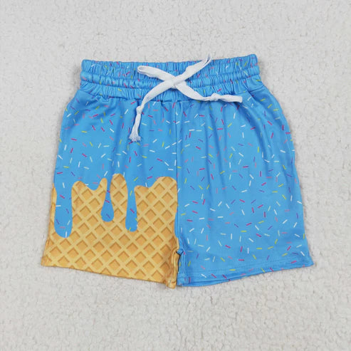 11.13 RST Sibling 5 Colors Baby Boys Ice Cream Drip Sprinkles Stars Summer Shorts Bottoms