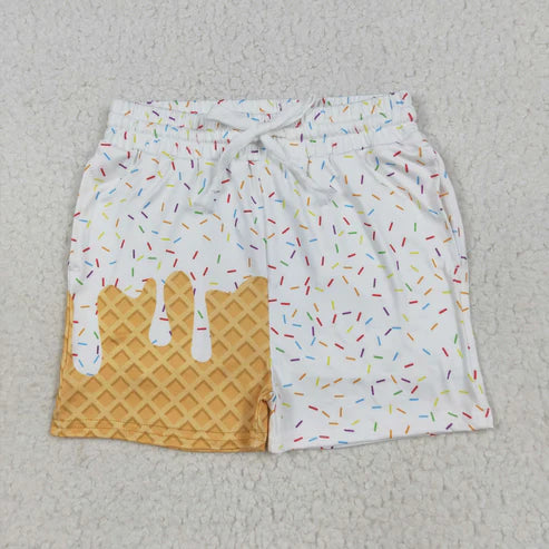 11.13 RST Sibling 5 Colors Baby Boys Ice Cream Drip Sprinkles Stars Summer Shorts Bottoms