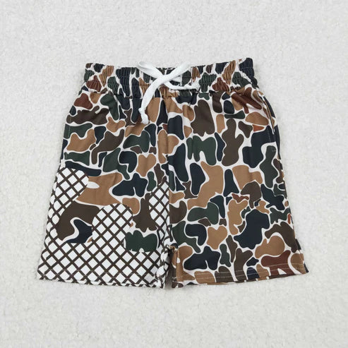 10.29 RTS Sibling Baby Boys Camo Drip Pockets Southern Hunting Shorts Bottom