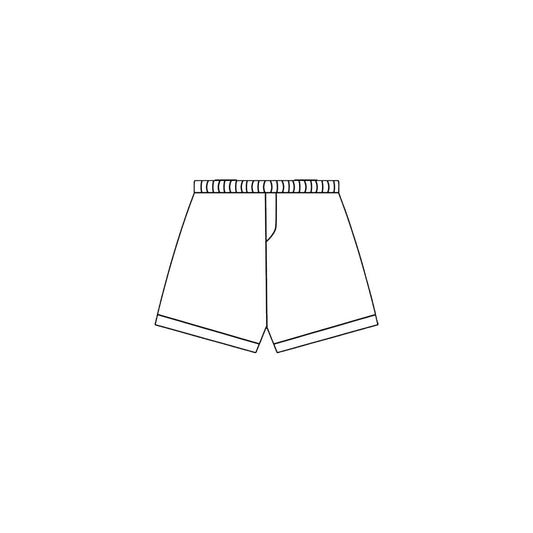 10.1 SS0663 Pre order No Moq Yoga fabric Baby Girls White Yoga Shorts Bottoms