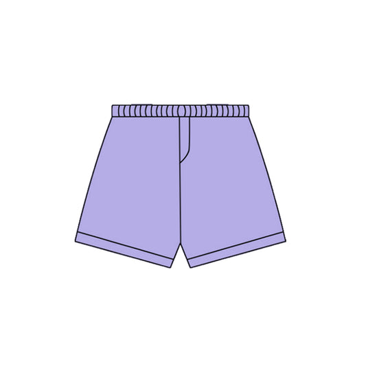10.1 SS0670 Pre order No Moq Yoga fabric Baby Girls Purple Yoga Shorts Bottoms