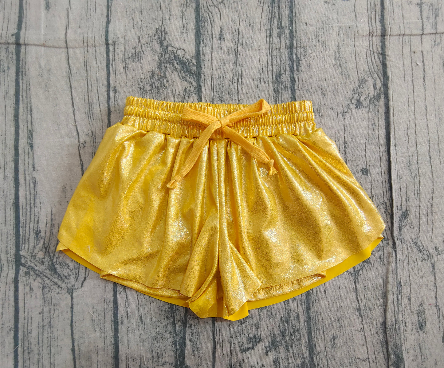 11.15 SS0687 Sample No Moq Baby Girls Orange Ruffle Shorts Bottoms
