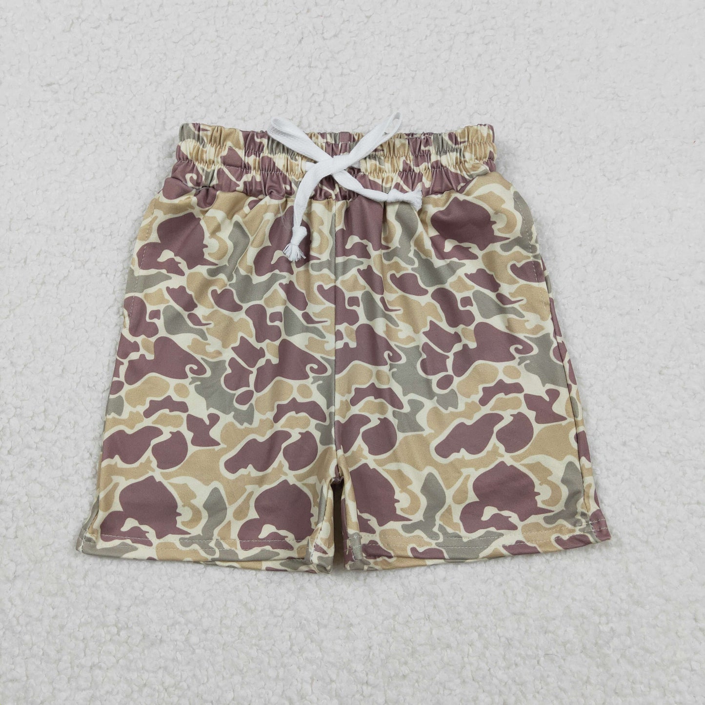 11.22 RTS NO MOQ （In stock）SS0696 Baby Boys Summer Shorts Baby Boys Southern Khaki Camo Pockets Shorts Bottoms